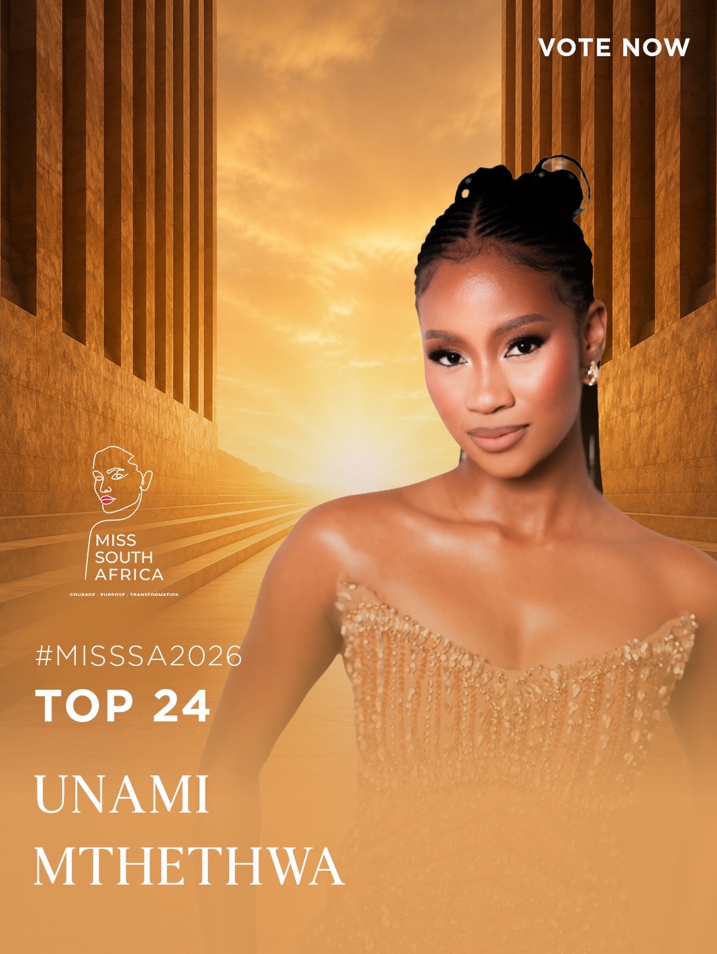 Unami Mthethwa — Top 24 announcement